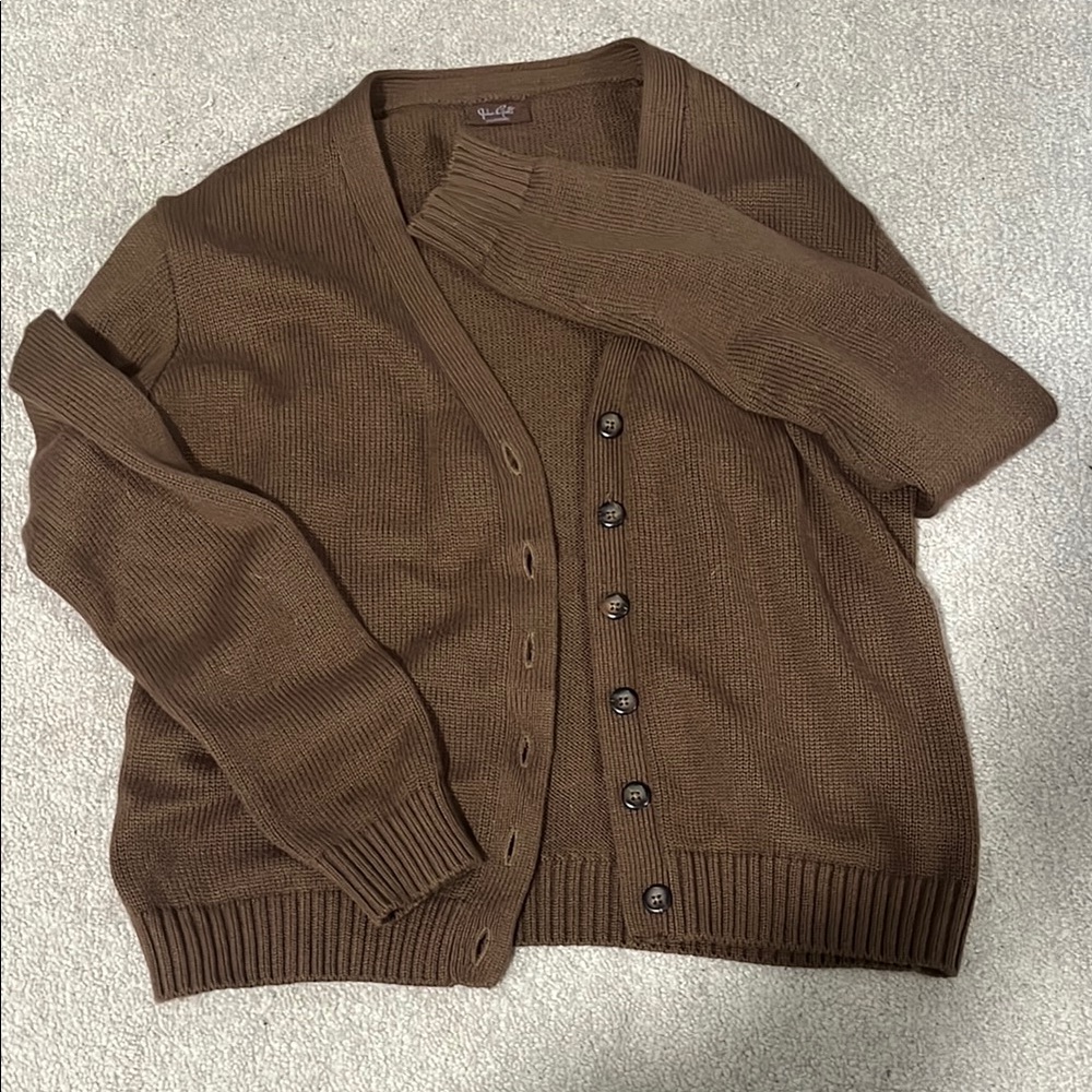 Brandy Melville Brown Cardigan Sweater